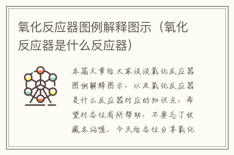 氧化反应器图例解释图示（氧化反应器是什么反应器）