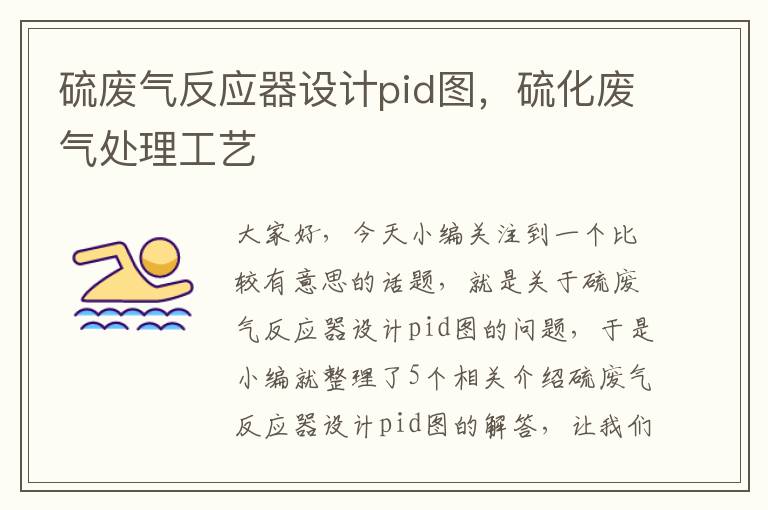 硫废气反应器设计pid图，硫化废气处理工艺