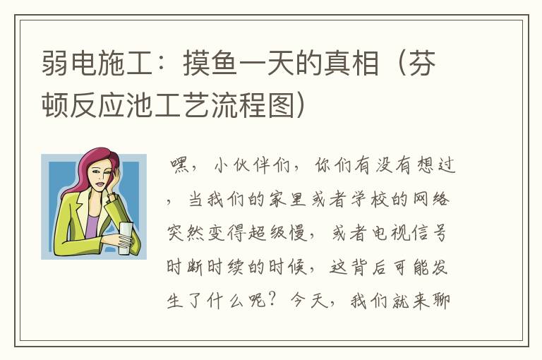 弱电施工：摸鱼一天的真相（芬顿反应池工艺流程图）