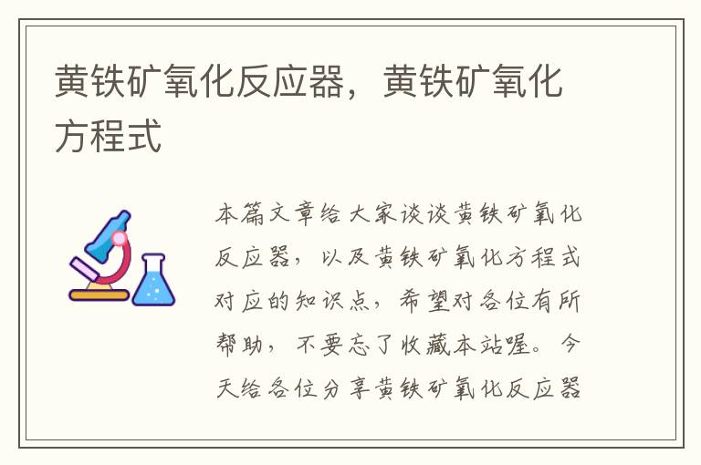 黄铁矿氧化反应器，黄铁矿氧化方程式