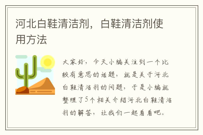 河北白鞋清洁剂，白鞋清洁剂使用方法